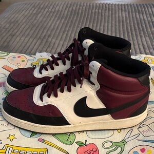 Nike Court Vision Mid Next Nature (Beetroot) Shoes